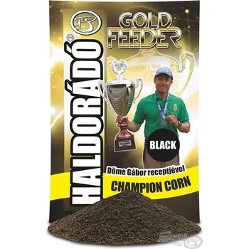 Návnadová surovina Vnadící směs Haldorádó Gold Feeder - Champion Corn Black