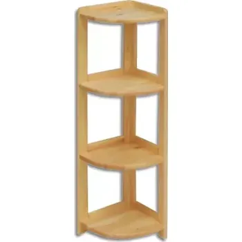 regál DREWMAX RG134 106 cm 30 cm 30 cm 4 police žlutá