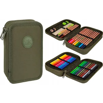 Penál Penál rozkládací dvoupatrový CoolPack penál školní potřeby zelený penál