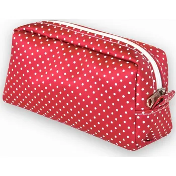 Kosmetická taška etue kosmetická - červená tečka