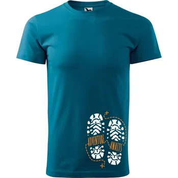 Pánské tričko DOBRÝ TRIKO Pánské tričko Adventure awaits Velikost: S, Barva: Petrolejová