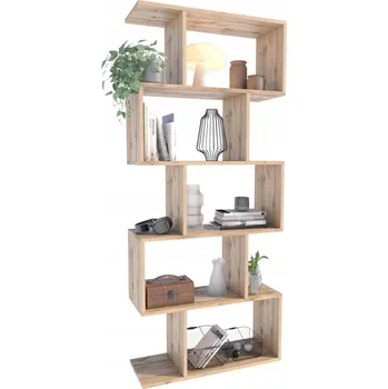 Knihovna Regál Matkam 76,4 cm x 176 cm x 28 cm dub wotan