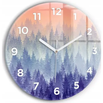 Hodiny Nástěnné hodiny Wallfluente oranžové 30 cm