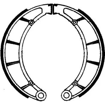 Brzda pro motocykl Brzdové čelisti FERODO 225129095 225129095