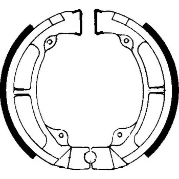 Brzda pro motocykl Brzdové čelisti FERODO 225129017 225129017