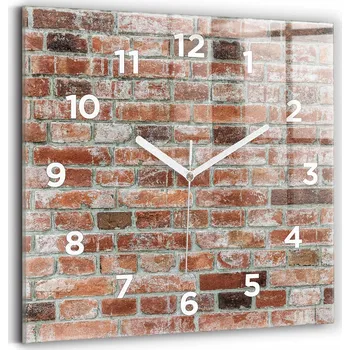 Hodiny Nástěnné hodiny Wallfluent hnědé 30 cm