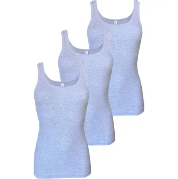 GreeNice Dámská bavlněné košilka Findroad ( 3ks v balení) Barva: Šedá, Velikost: XL