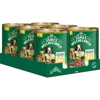 Krmivo pro psa 24x800g James Wellbeloved Senior Dog Hypoallergeic jehněčí s kuřecím - výhodné balení