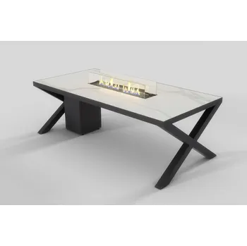 Jídelní stůl ELEMENTI VERMA II XL - Jídelní stůl s ohništěm