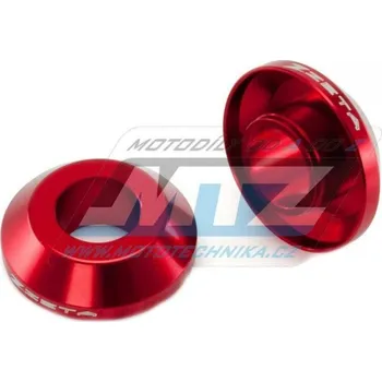 Kryty osy (rozpěrky) zadního kola ZETA Fast Spacer - ZETA ZE93-2302 - Suzuki RMZ250 / 04-18 + RMZ450 / 08-18 - červené SUZUKI RM-Z 250 2004-2018