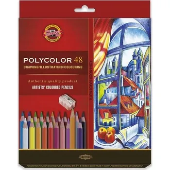 Pastelka Pastelky Polycolor, 48 barev, Koh-i-noor