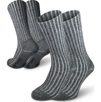 Pánské ponožky Northman Turistické/domácí merino ponožky Perun Merino 2-pack Velikost: 36-38 Šedé Turistické/Domácí Merino Ponožky