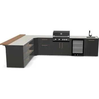 Zahradní gril BRABURA venkovní modulární kuchyně s grilem - varianta 013 + doprava zdarma!