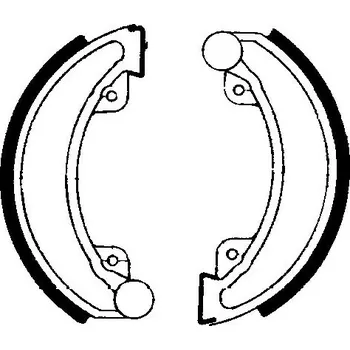 Brzda pro motocykl Brzdové čelisti FERODO 225129044 225129044