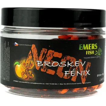 Boilies Emersfish Boilie Neonky Broskev Fénix 50 g - 12 mm