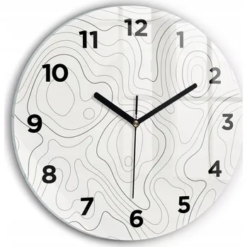 Hodiny Nástěnné hodiny Wallfluente černé 30 cm
