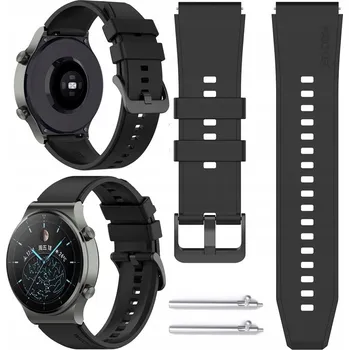 Řemínek na hodinky Řemínek Boja Straps pro Huawei 22mm černý