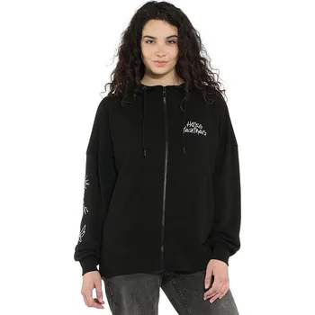 Dámská móda mikina Horsefeathers Sima Zip - Black L