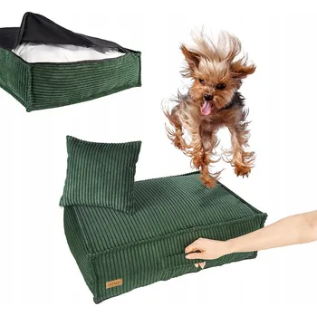 Pelíšek pro psa Ragi matrace pro psa zelená 60 cm x 50 cm