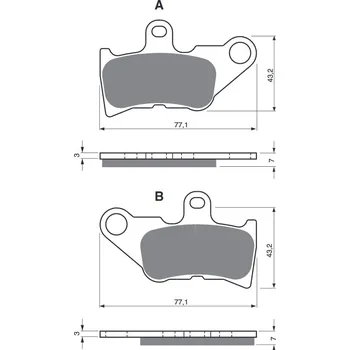 Autodíl Brzdové destičky GOLDFREN 224 S3 224 S3