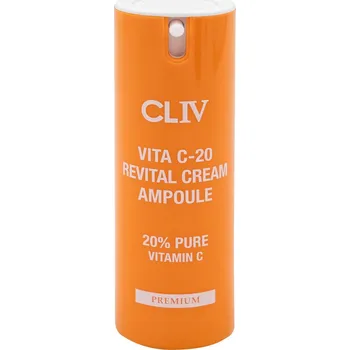 Pleťové sérum Cliv Vita C 20 Revital ampule na obličej, 15 ml
