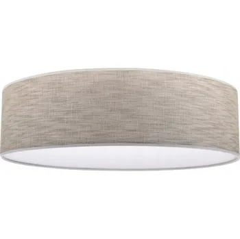 STROPNÍ SVÍTIDLO STÍNIDLO STROPNÍ SVÍTIDLO BÉŽOVÁ LNĚNÁ PŘÍRODNÍ BOHO 50 CM BÍLÉ PLEXI