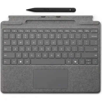 Microsoft Surface Pro Keyboard + Slim Pen 2 Bundle (Platinum), ENG