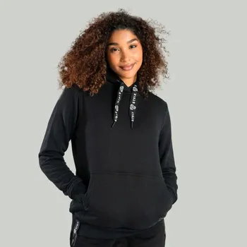 Dámská mikina GymBeam Dámská mikina Hoodie Aster Black - STRIX Velikost: M, Barva: černá