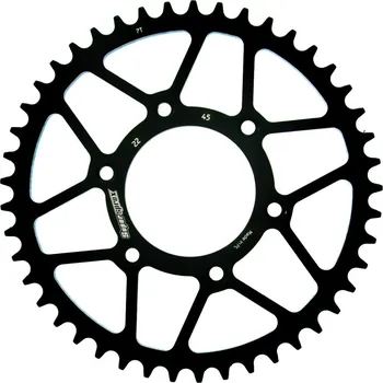 Řetězová sada pro motocykl Řetězová rozeta SUPERSPROX RFE-22:45-BLK černý 45 zubů, 520 RFE-22:45-BLK