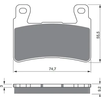 Auto-moto Brzdové destičky GOLDFREN 279 AD OFF-ROAD FRONT 279 AD