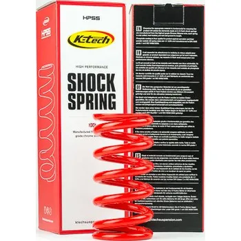 Pružina zadního tlumiče K-TECH 55-160-105 105N červená 55-160-105