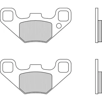 Brzdová destička Brzdové destičky BREMBO 07PO12SX 07PO12SX
