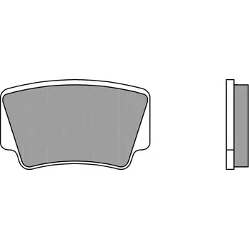 Brzdová destička Brzdové destičky BREMBO 07GR08SX KTM XC Quad 450 2008-2012
