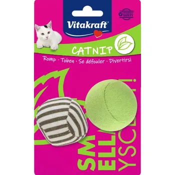 Hračka pro kočku Vitakraft Měkké míčky s catnipem pro kočky 2ks