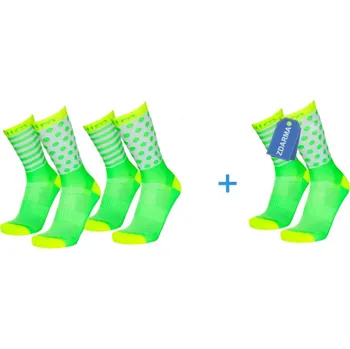 Dámské ponožky COLLM Sportovní ponožky LIME 2+1 Velikost: EUR 40 - 42