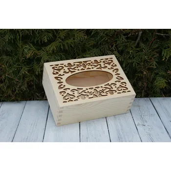 Zásobník na papírové ručníky Zásobník na kapesníčky ažurový - obdélníkový