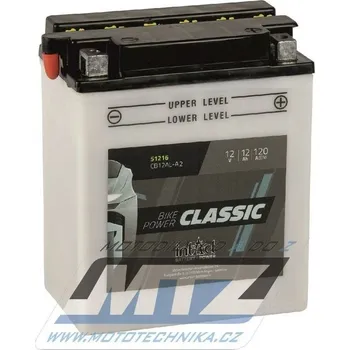 Motobaterie Baterie (akumulátor motocyklový) YB12AL-A2 (12V-12Ah) B-YB12ALA2
