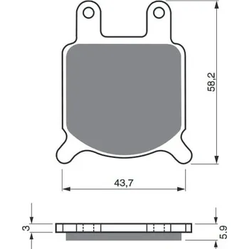 Autodíl Brzdové destičky GOLDFREN 184 S3 184 S3