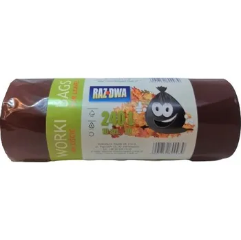 Pytle na odpadky Pytle na bioodpad Raz Dwa 240 l 10 ks