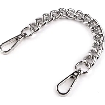 Kabelka Řetízek / ucho na kabelky délka 25 cm, barva 1 nikl