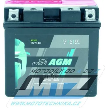 Motobaterie Baterie (akumulátor motocyklový) YTZ7SC-BS (12V-6Ah) B-YTZ7SC