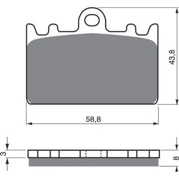 Autodíl Brzdové destičky GOLDFREN 090 AD OFF-ROAD FRONT KAWASAKI ZXR 400 1991-2002
