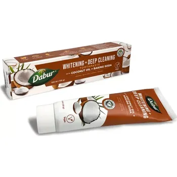 Dentální hygiena Zubní pasta bělicí s Kokosem a sodou, Dabur