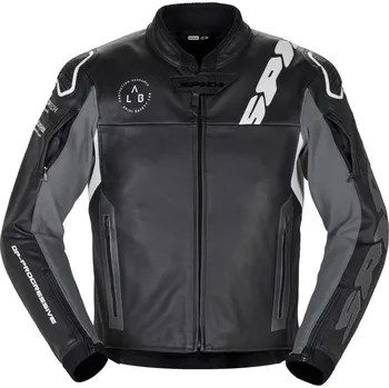 Moto oblečení bunda DP-PROGRESSIVE LEATHER, SPIDI (černá/bílá) Velikost: 56