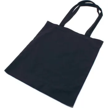 Nákupní taška Plátěná taška 38*42 cm ČERNÁ, s dlouhým uchem