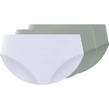 Kalhotky esmara® Dámské bezešvé kalhotky, 3 kusy (zelená/bílá, S(36/38))