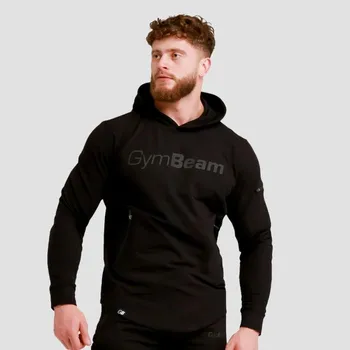 Pánská mikina Mikina Urban Black - GymBeam Velikost: XXL, Barva: černá