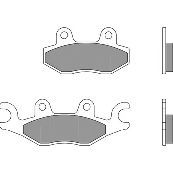 Brzdová destička Brzdové destičky BREMBO 07095 Brzdové destičky pro skútry CC 07095