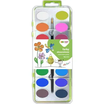 Vodová barva Akvarelové barvy Happy Color 16 ks
