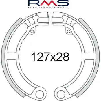 Brzda pro motocykl Brzdové čelisti RMS 225120540 225120540